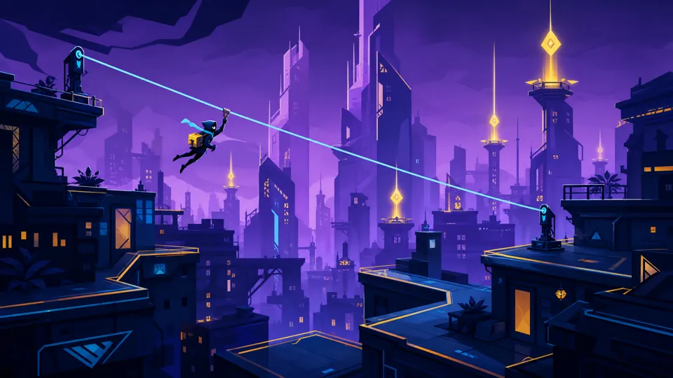 Illustration of Skyline Courier