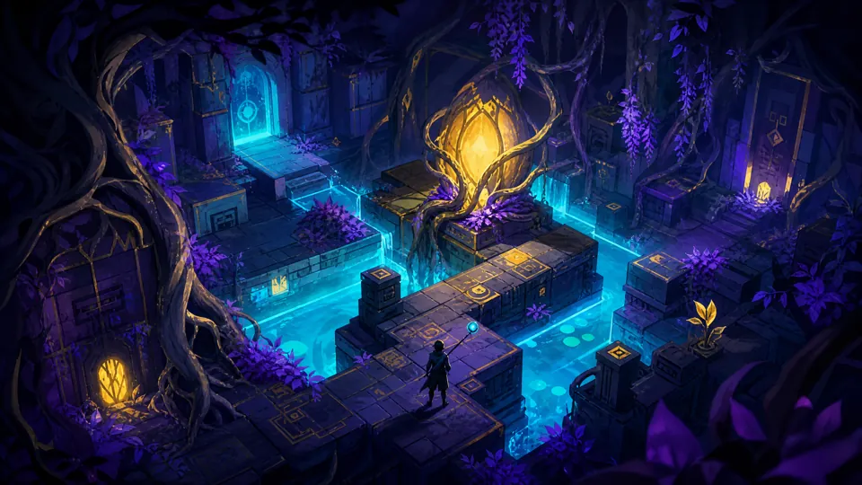 Illustration of Verdant Crypt